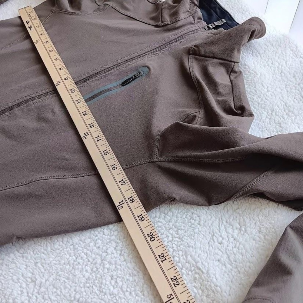Columbia Titanium Jacket Womens Small Brown Softshell Omni-Shield Zip Hiking - Picture 8 of 10